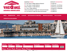 Tablet Screenshot of fincasvazquez.com